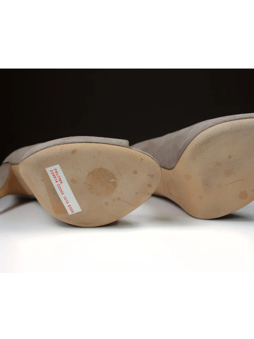 Vintage Gucci Paloma Peep Toe Suede Stiletto / New In Box / Size 6.5 / 2000s Era - Picture 11 of 15